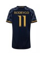 Real Madrid Rodrygo Goes #11 Venkovní Dres pro Dámské 2023-24 Krátký Rukáv